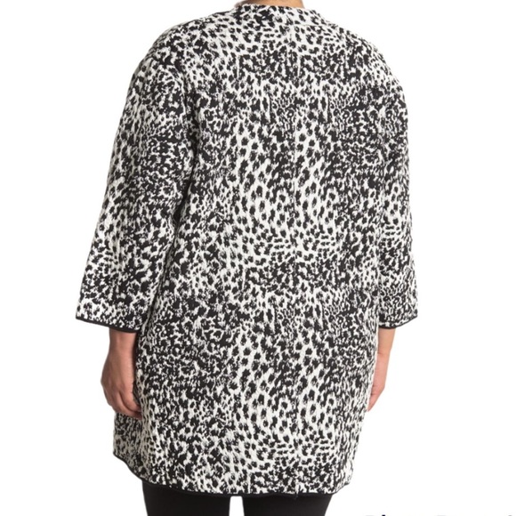 Philosophy Apparel Jacquard Open Front Jacket Sz 1X - Picture 2 of 13